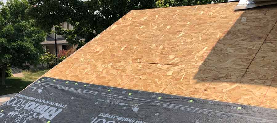 traditional roof wood replacement